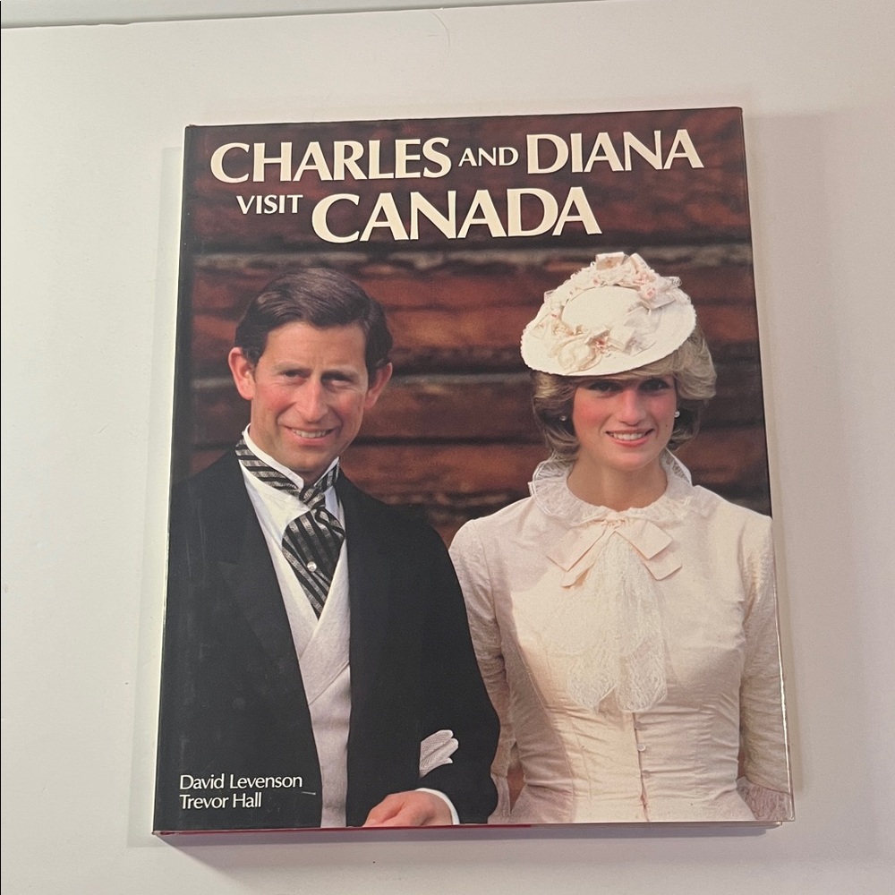 Charles and Diana Visit Canada Book Vintage Royals Royalty Coffee Table